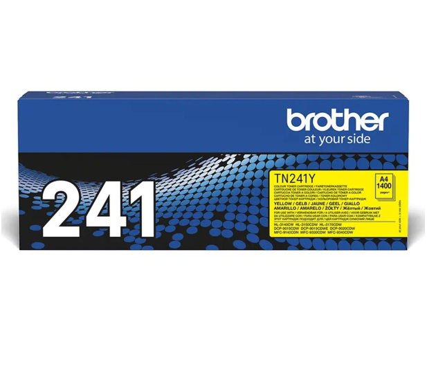 BROTHER TN241Y Yellow 1400str. - 151206 - zdjęcie